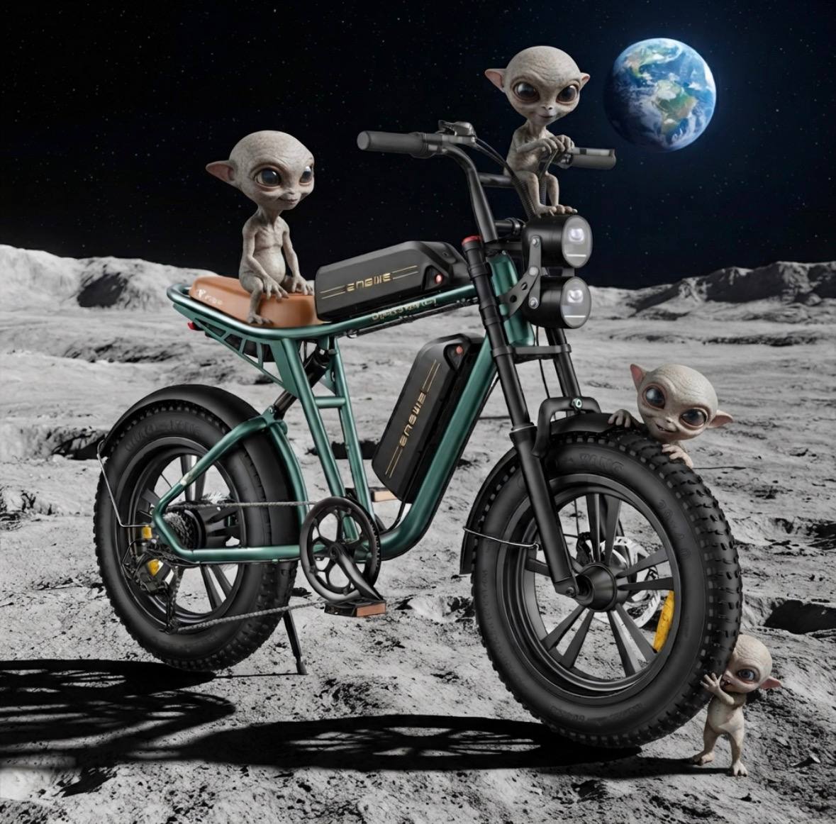 Engwe M20 Cyberpunk Moped-Style E-Bike